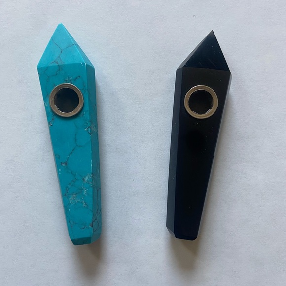 13 Glass Gemstone Pipes - Picture 3 of 4